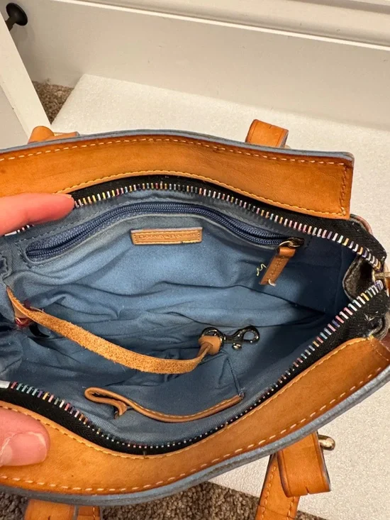 Dooney & Bourke Y2K graffiti heart mini bag handbag with charm - Picture 10 of 12